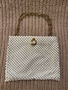 Whiting and Davis Mesh Chain-Handle Evening Bag